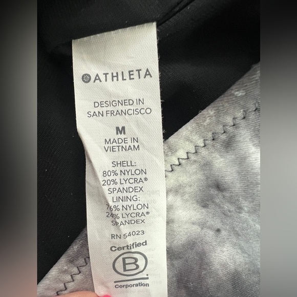 Athleta Supernova Keyhole One Piece Swimsuit Black Size Medium - Picture 7 of 9